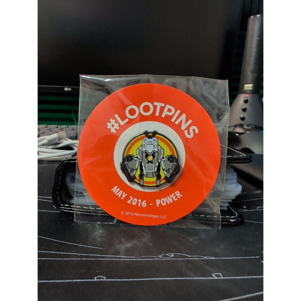 Loot Crate #LOOTPINS May 2016 “Power” Collectible Pinback Button